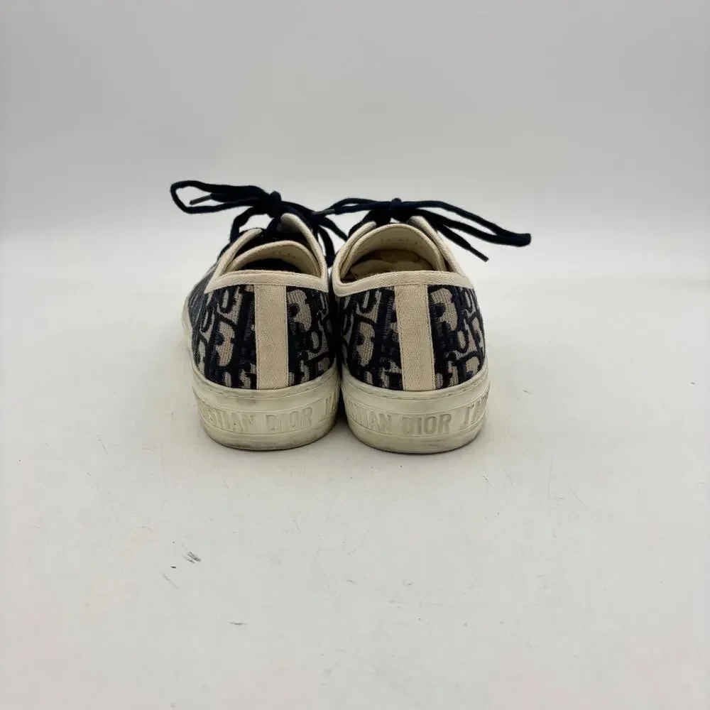 Christian Dior Walk'N' Dior Canvas Low Sneakers Men US 11.5 EU 45 Streetwear